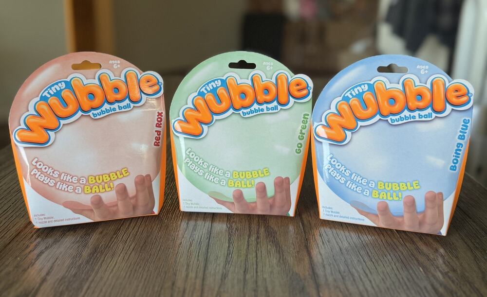NSI Tiny Wubble Bubble Ball Assorted Novelty Sensory Fidget Toy Viral New 2026